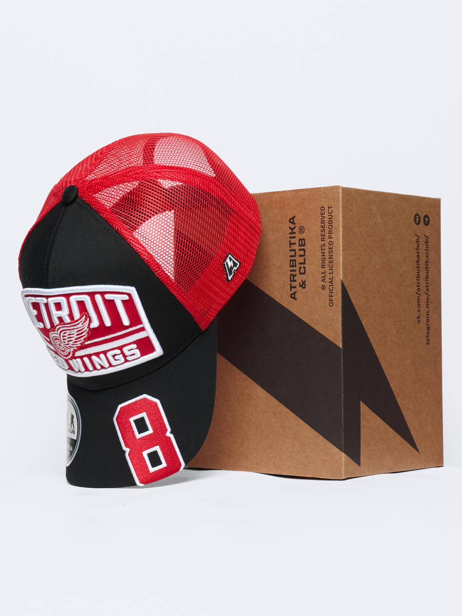 Бейсболка NHL Detroit Red Wings № 8