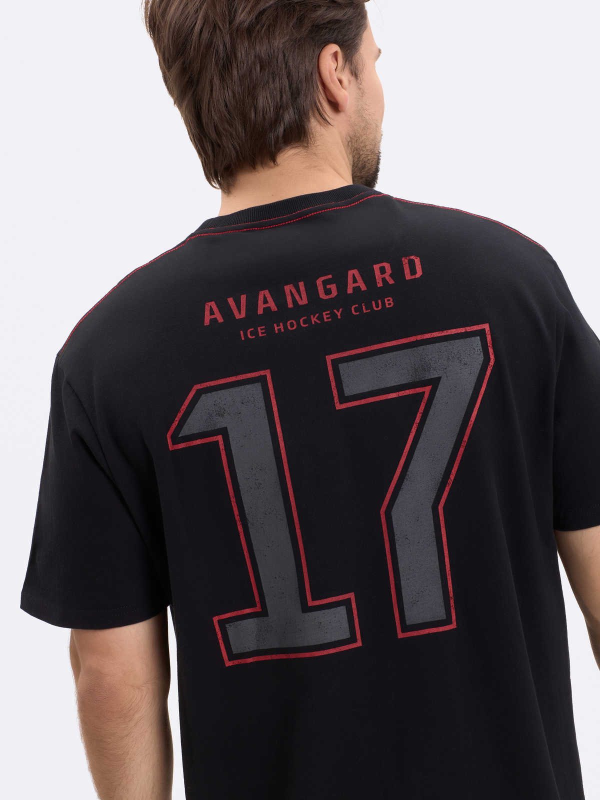 Футболка ХК Авангард № 17 оверсайз