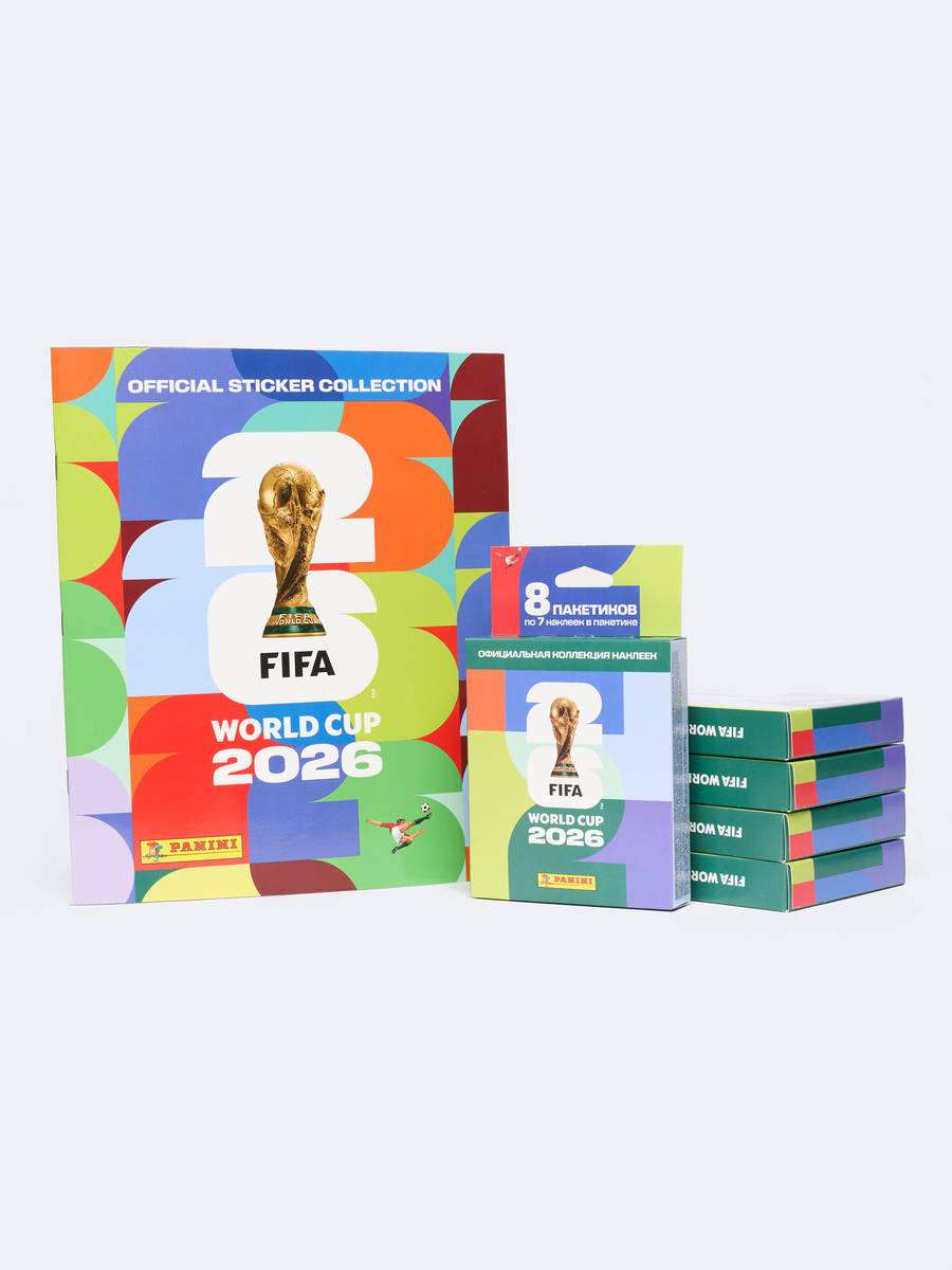 Набор альбом + 5 блистеров с наклейками FIFA World Cup Panini 2026