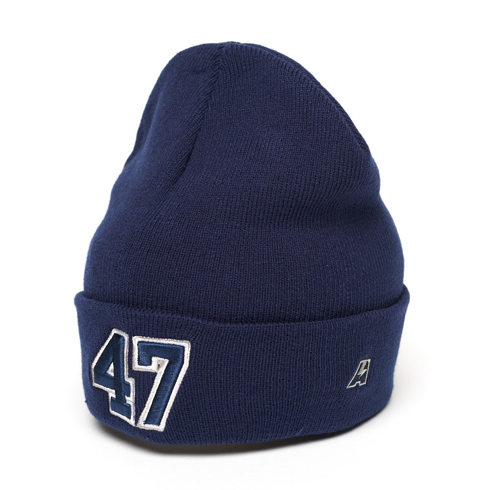 Шапка № 47 синяя