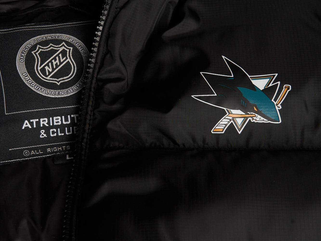 Куртка утепленная NHL San Jose Sharks