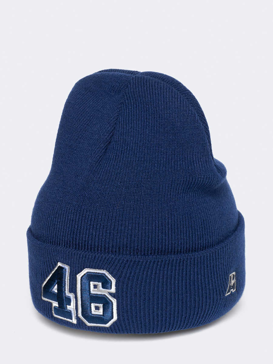 Шапка № 46 синяя