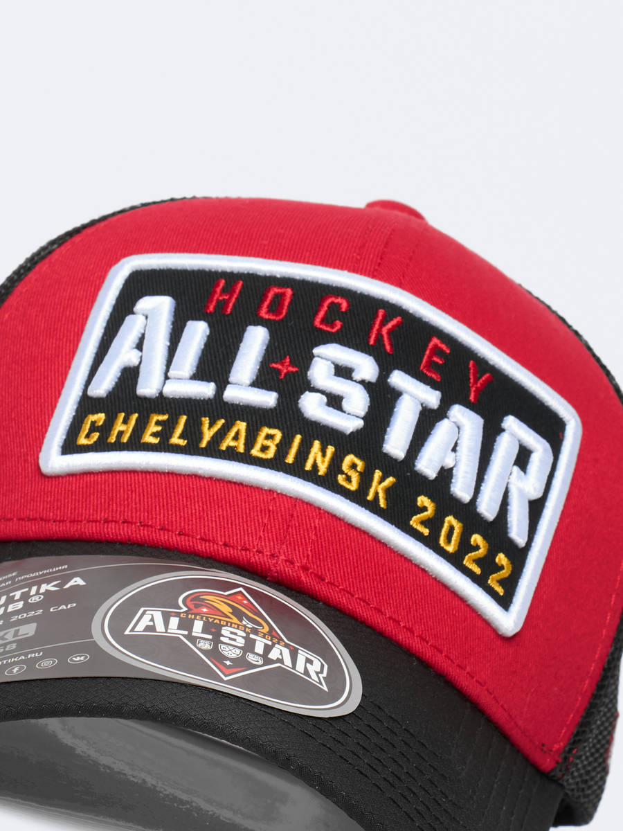 Бейсболка КХЛ ALL STAR с сеткой