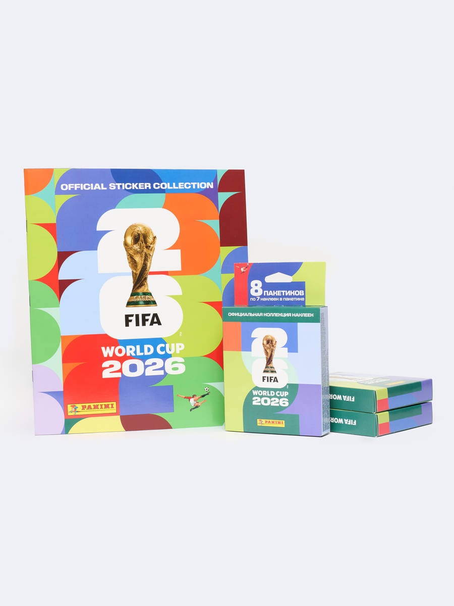 Набор альбом + 3 блистера с наклейками FIFA World Cup Panini 2026
