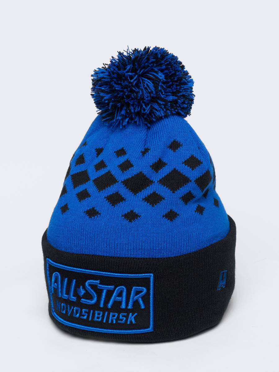 Шапка КХЛ ALL STAR с помпоном