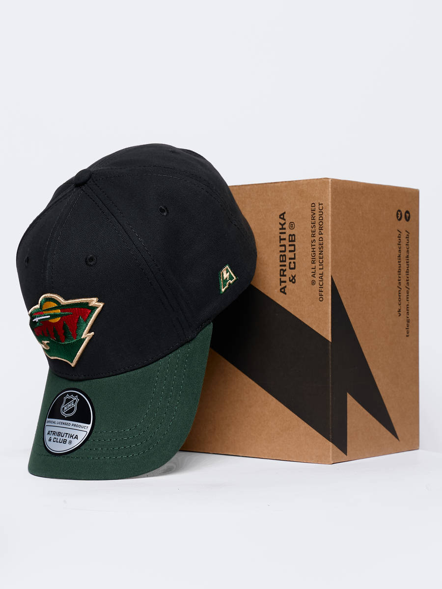 Бейсболка NHL Minnesota Wild хлопковая