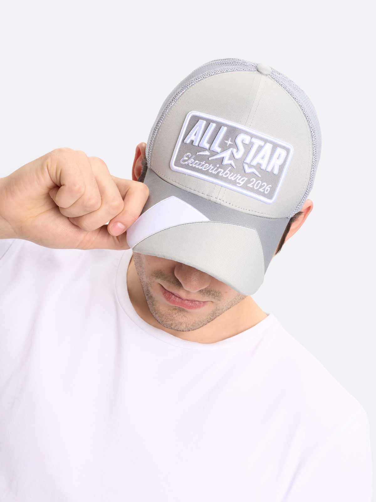 Бейсболка КХЛ ALL STAR 2026 с сеткой
