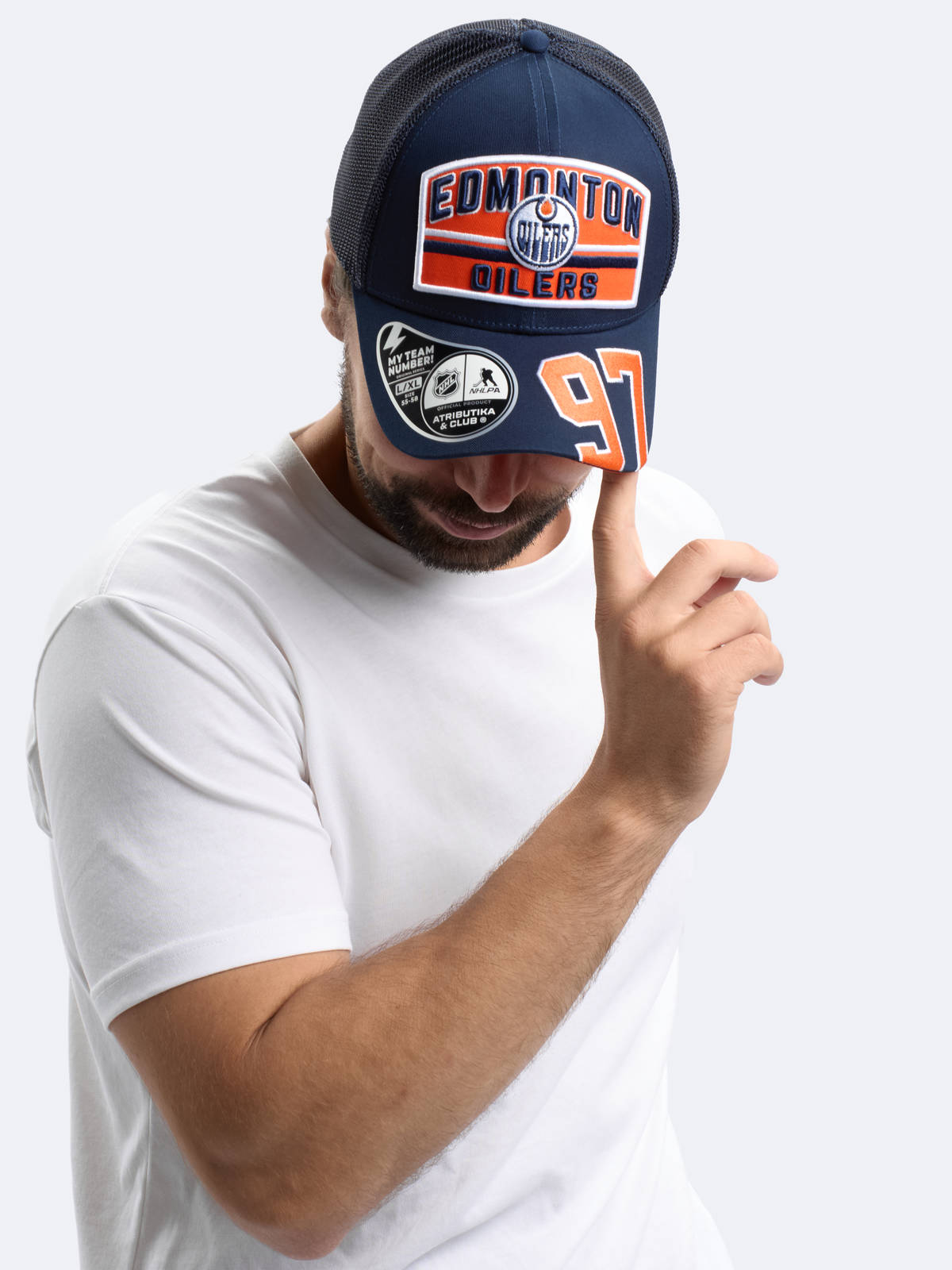 Бейсболка NHL Edmonton Oilers № 97