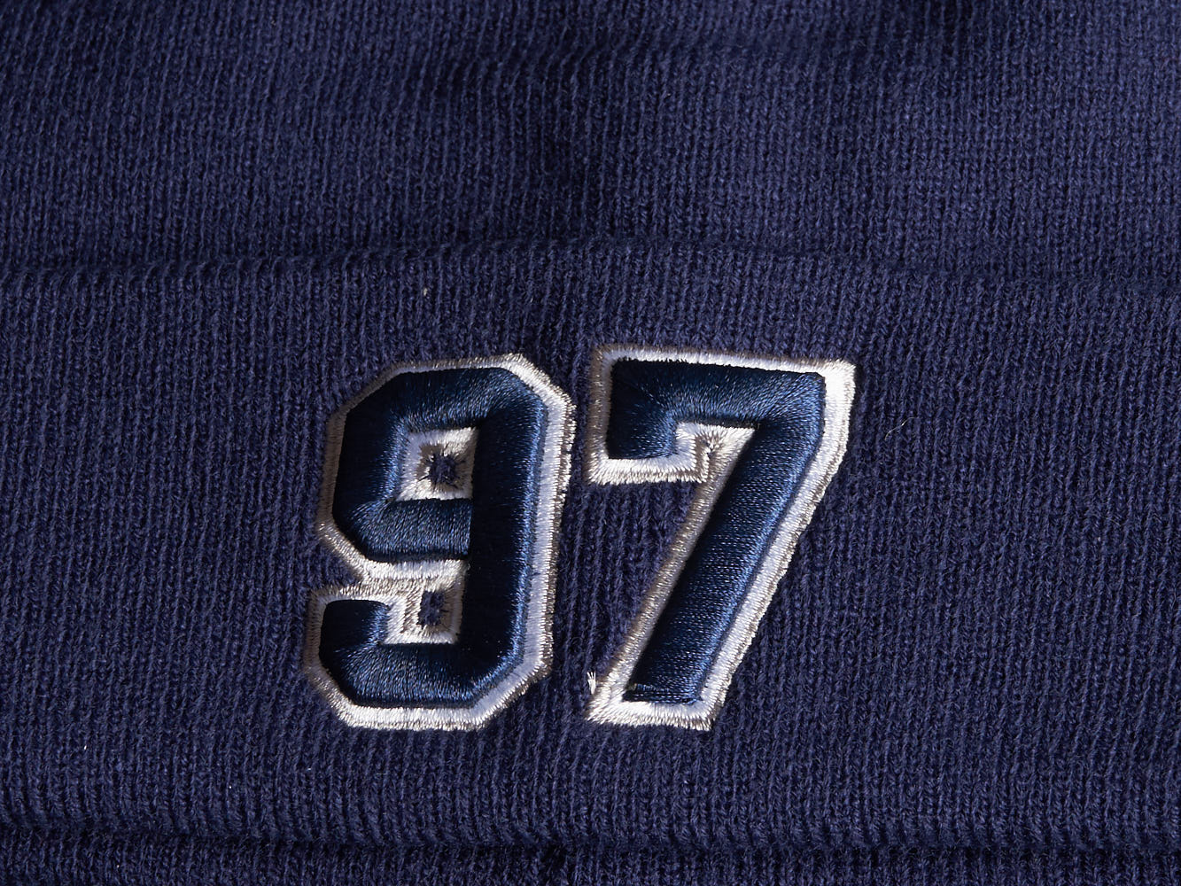 Шапка № 97 синяя