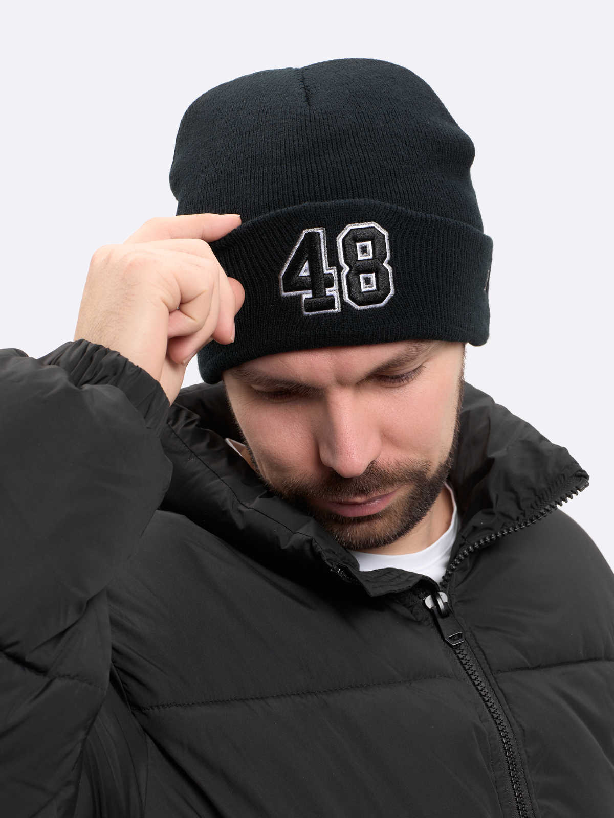Шапка № 48 черная