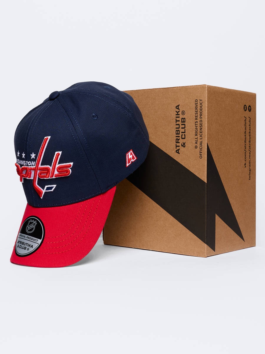 Бейсболка NHL Washington Capitals хлопковая (подростковая)