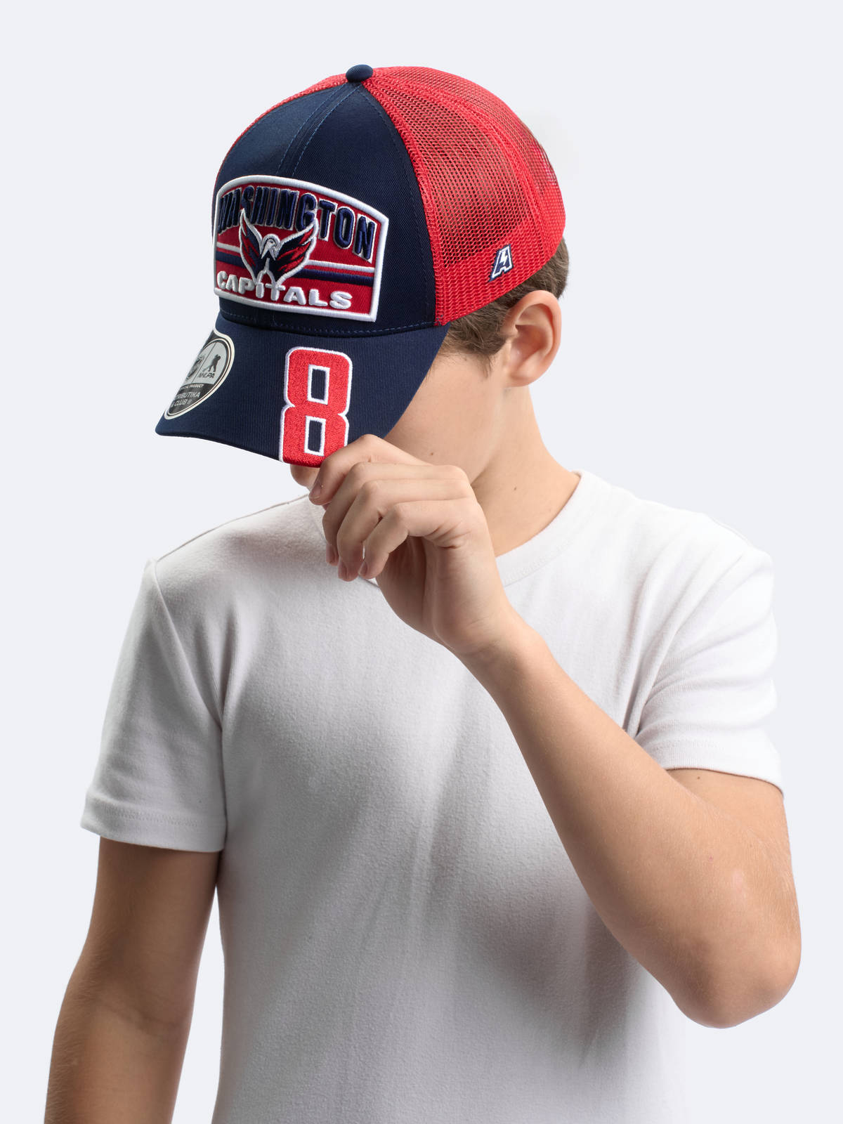 Бейсболка NHL Washington Capitals № 8 (подростковая)