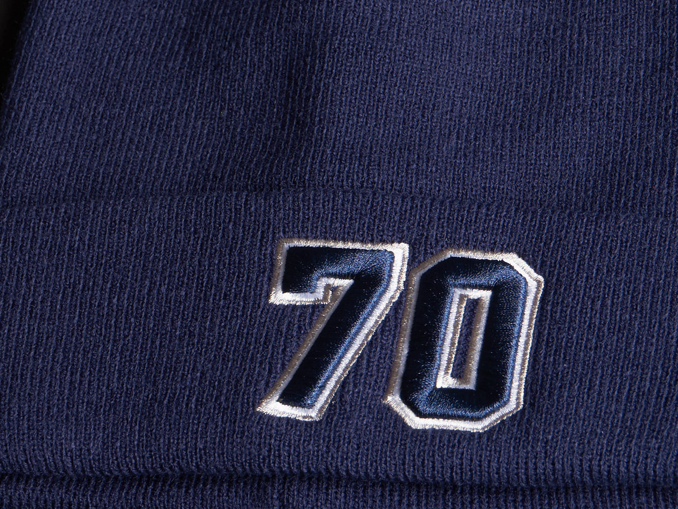 Шапка № 70 синяя