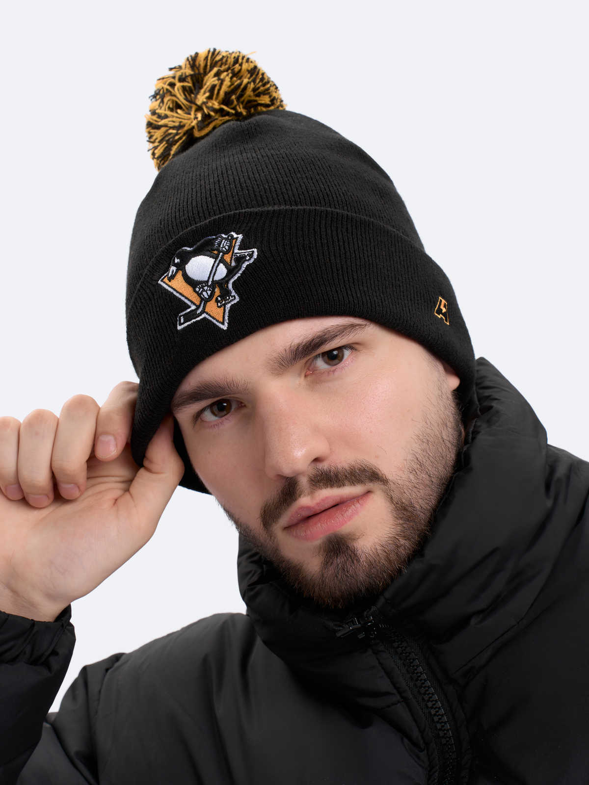 Шапка NHL Pittsburgh Penguins с помпоном