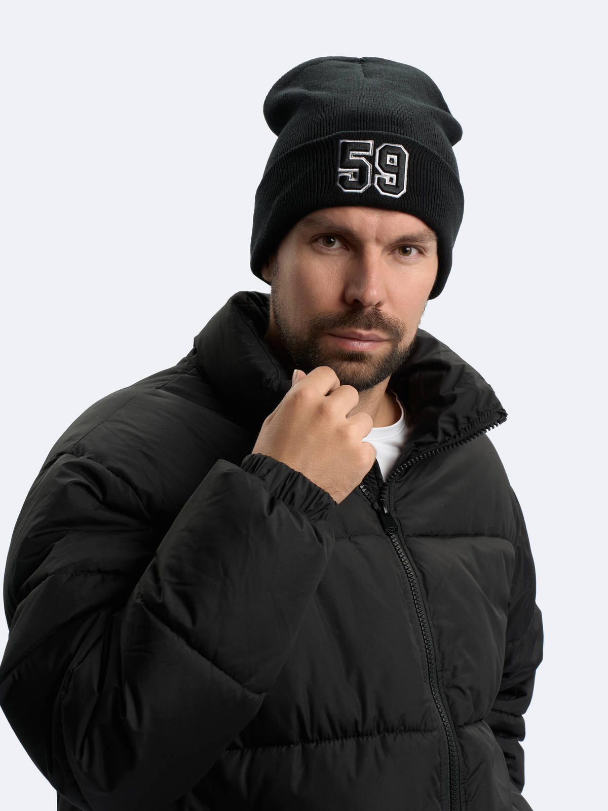 Шапка № 59 черная
