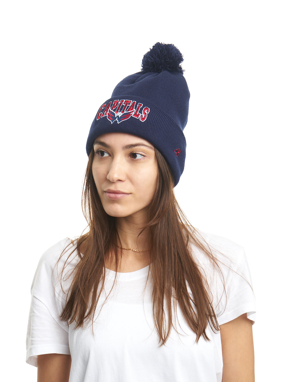 Шапка NHL Washington Capitals с помпоном