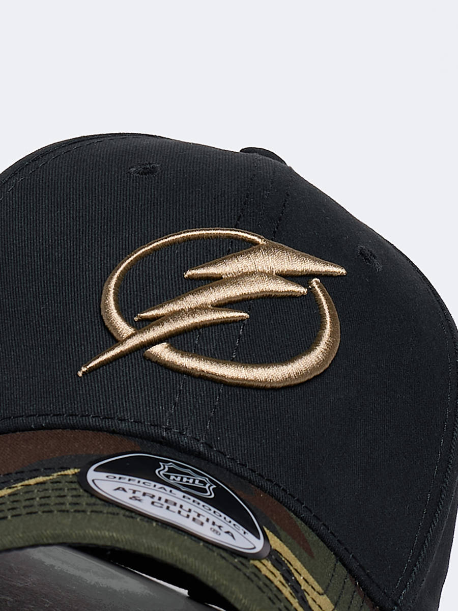 Бейсболка NHL Tampa Bay Lightning милитари