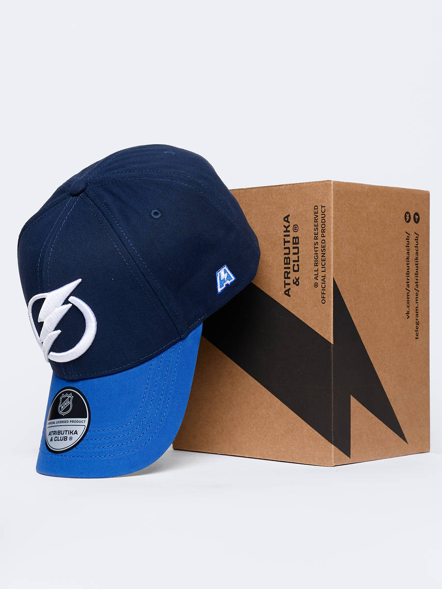 Бейсболка NHL Tampa Bay Lightning хлопковая