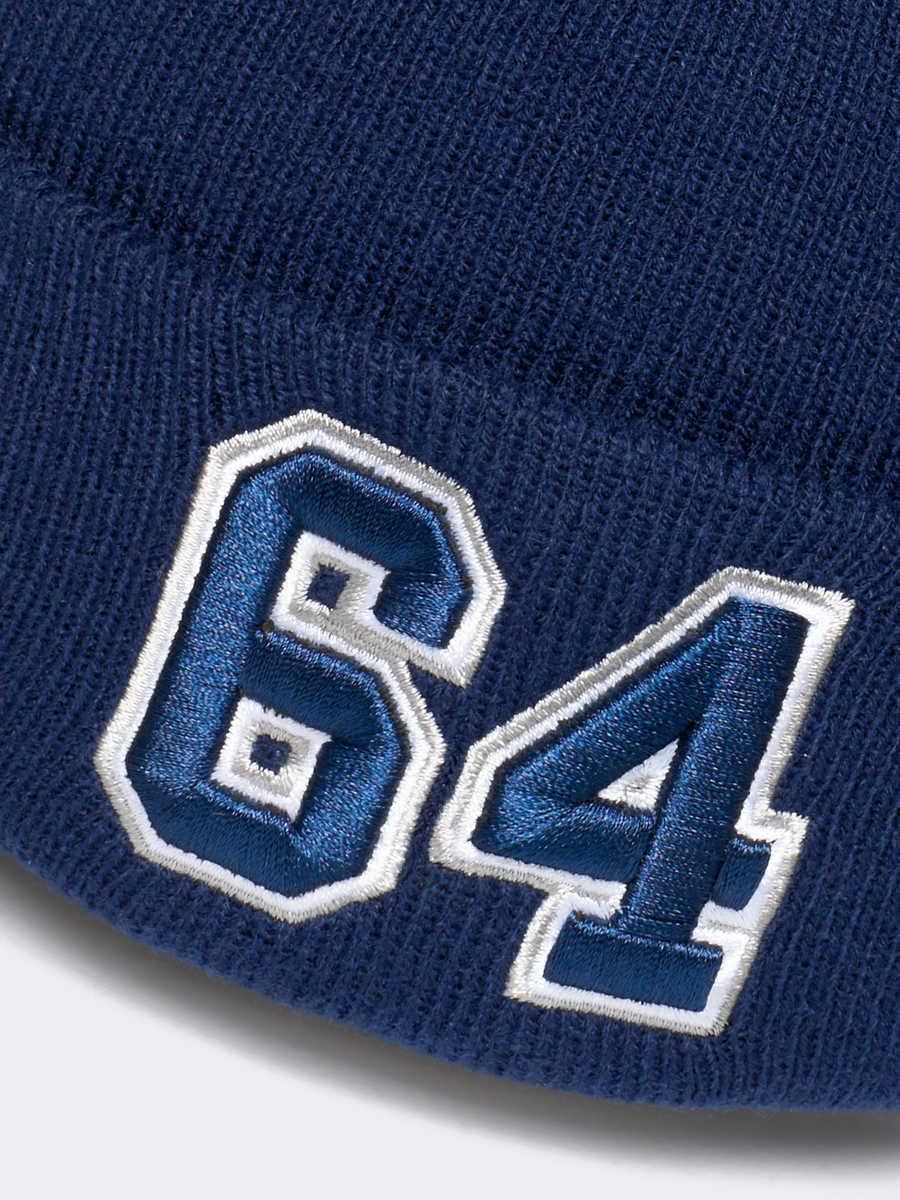 Шапка № 64 синяя