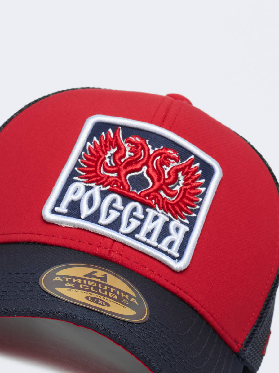Бейсболка Россия с сеткой