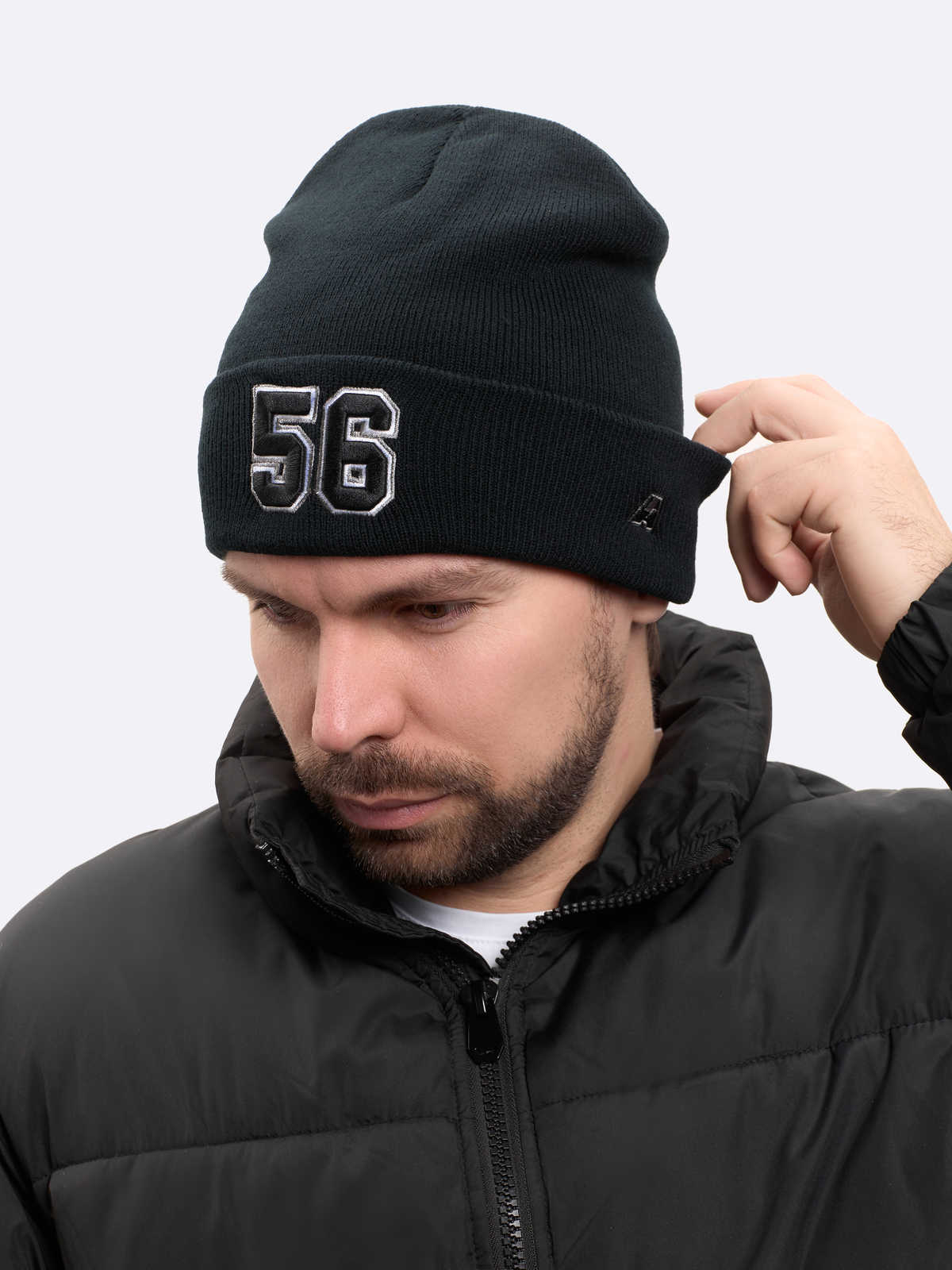Шапка № 56 черная