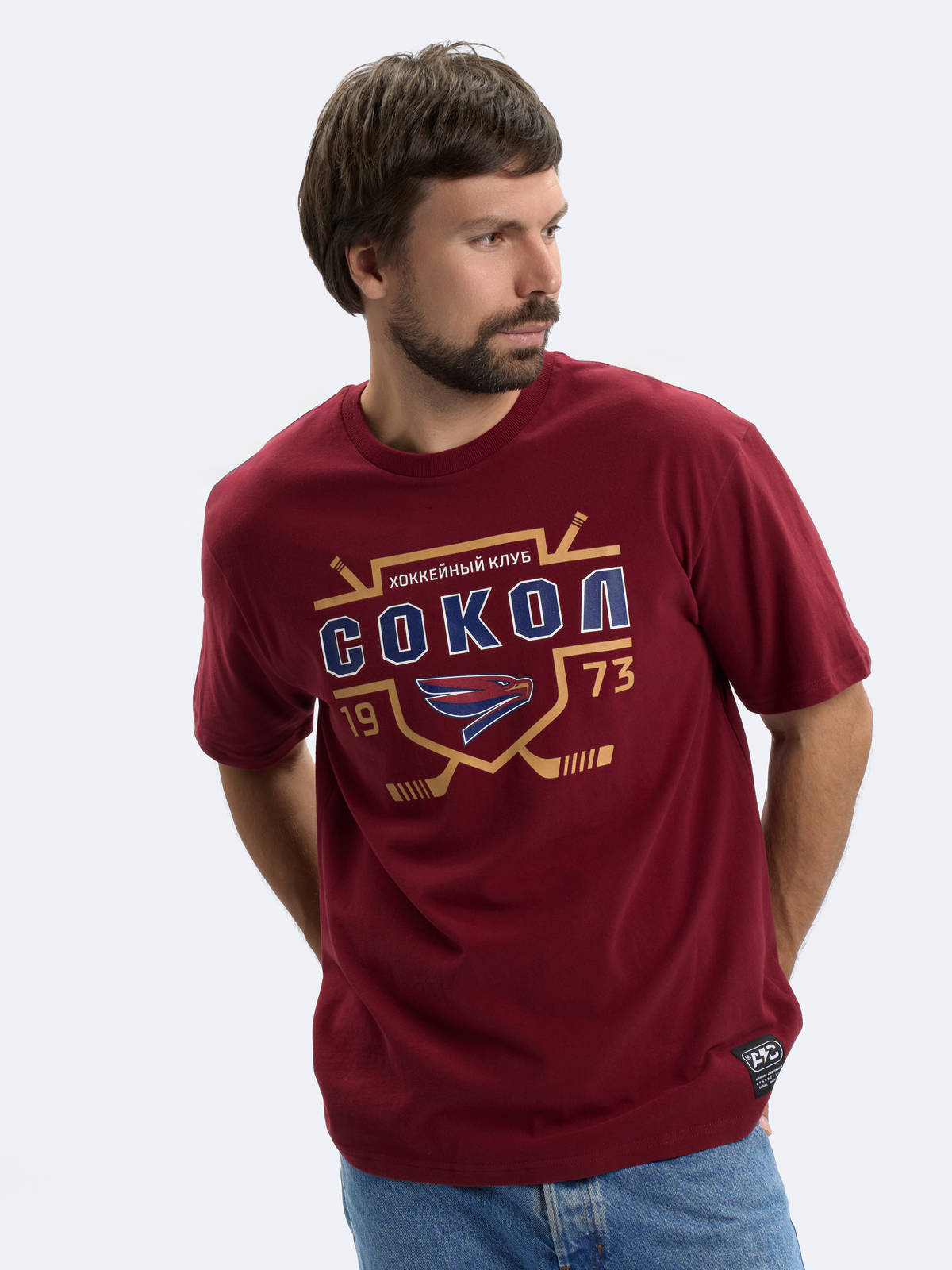 Футболка ХК Сокол Красноярск оверсайз
