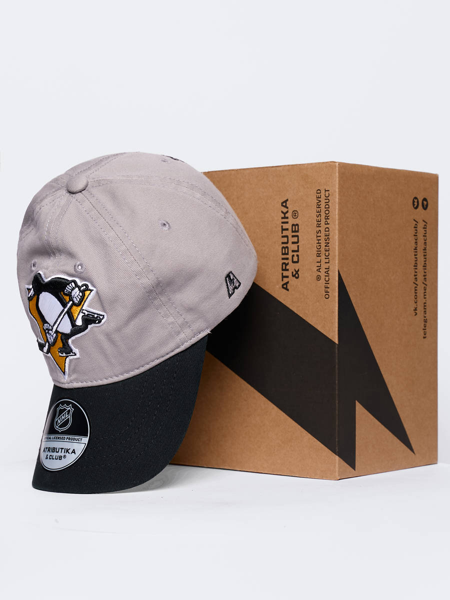 Бейсболка NHL Pittsburgh Penguins мягкая (подростковая)