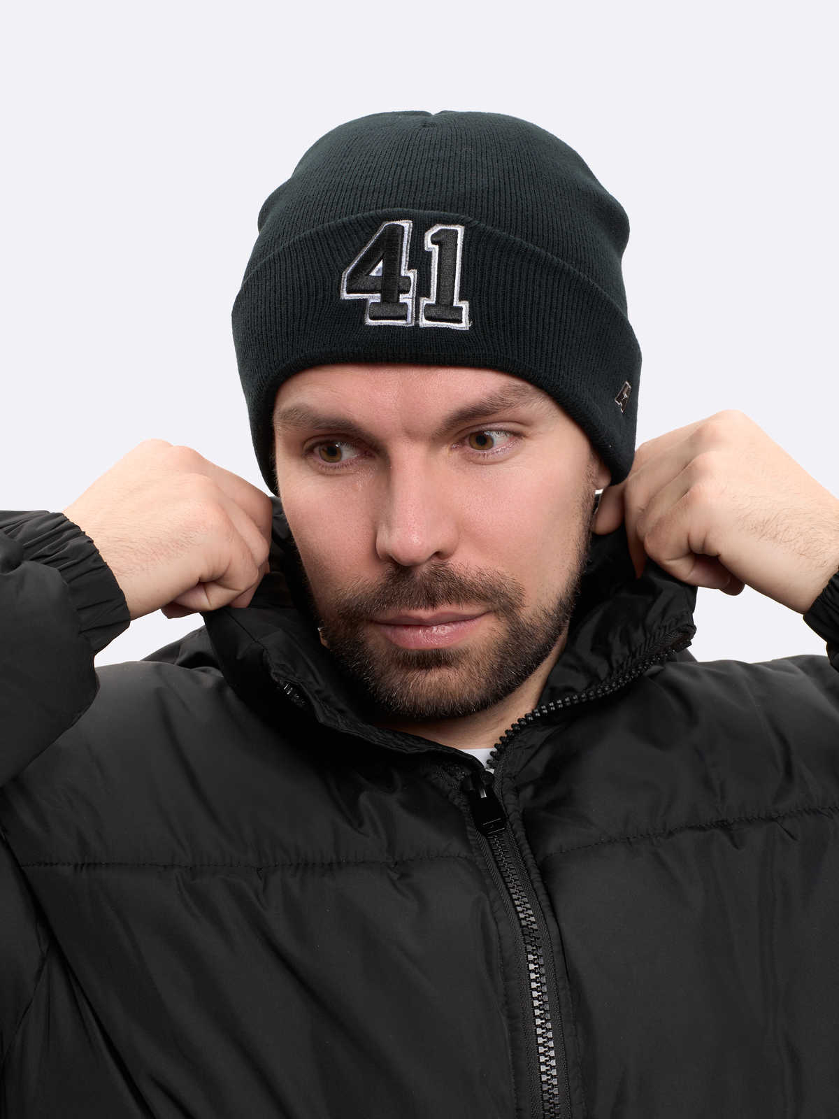Шапка № 41 черная