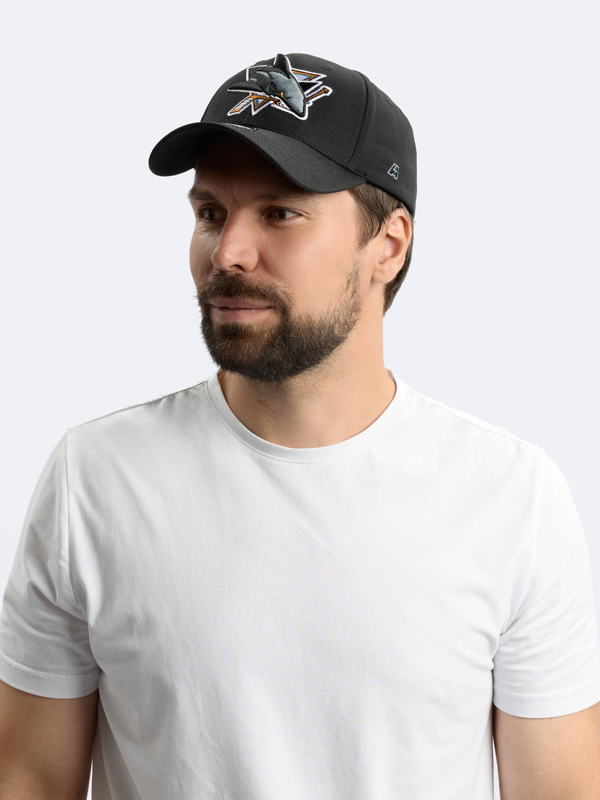 Бейсболка NHL San Jose Sharks хлопковая