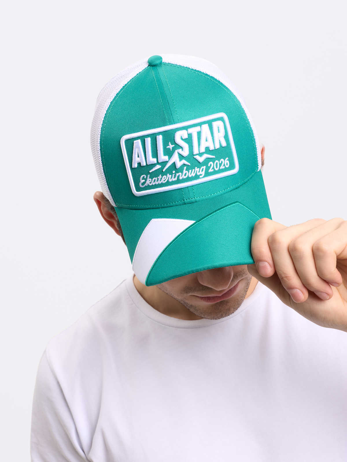 Бейсболка КХЛ ALL STAR 2026 с сеткой