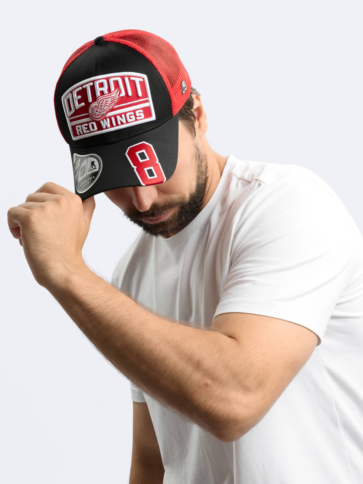 Бейсболка NHL Detroit Red Wings № 8