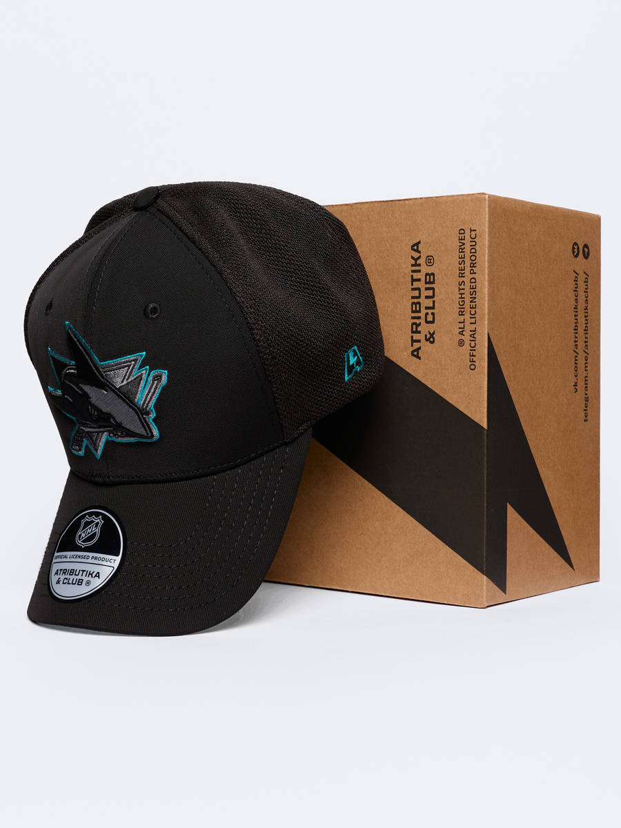 Бейсболка NHL San Jose Sharks с сеткой