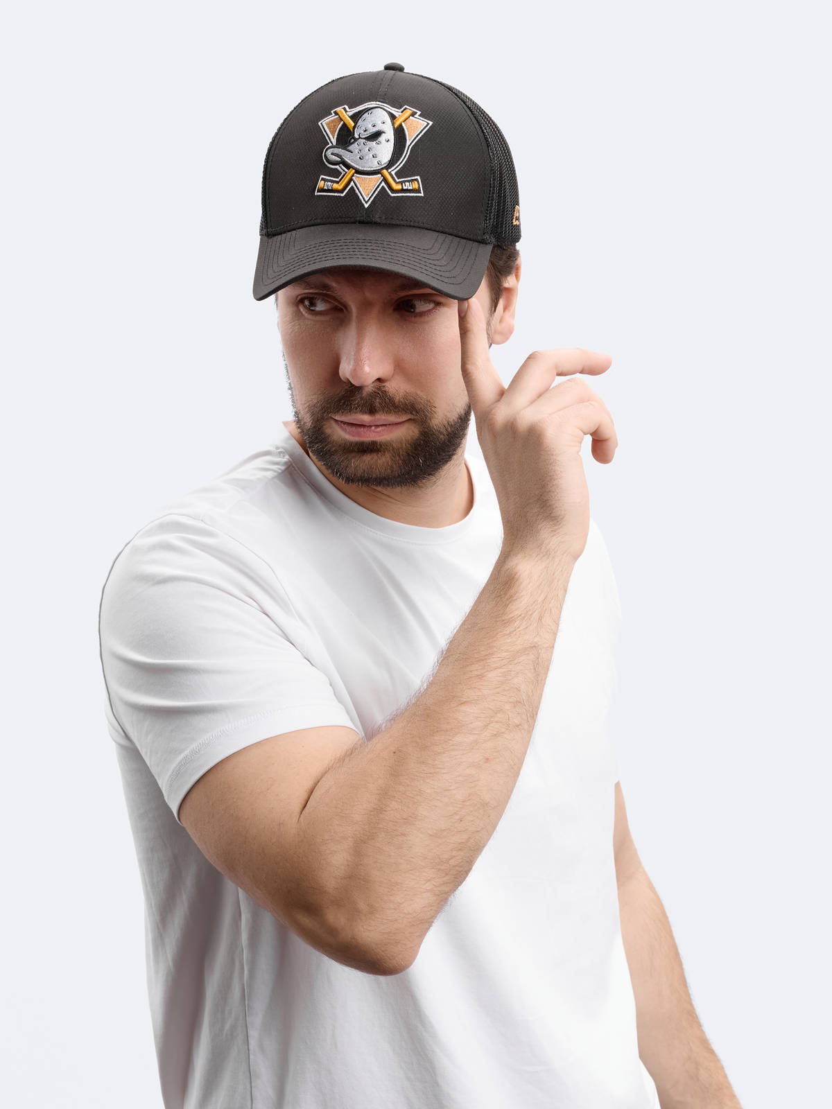 Бейсболка NHL Anaheim Ducks с сеткой