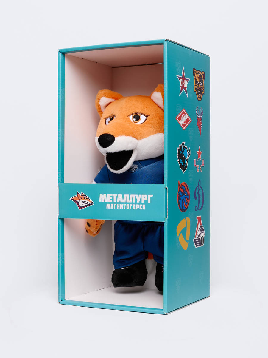 Игрушка лис ХК Металлург Магнитогорск