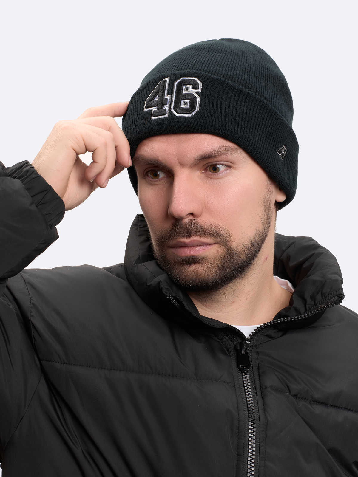Шапка № 46 черная
