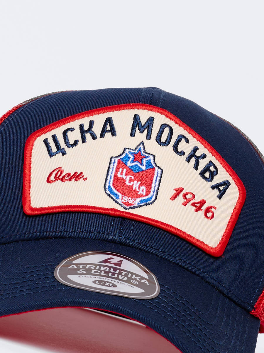 Бейсболка ХК ЦСКА с сеткой