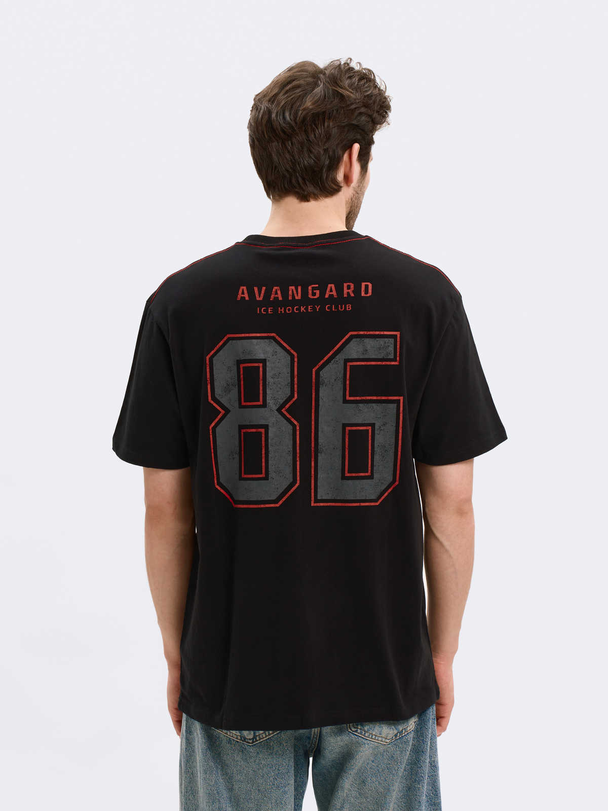 Футболка ХК Авангард № 86 оверсайз