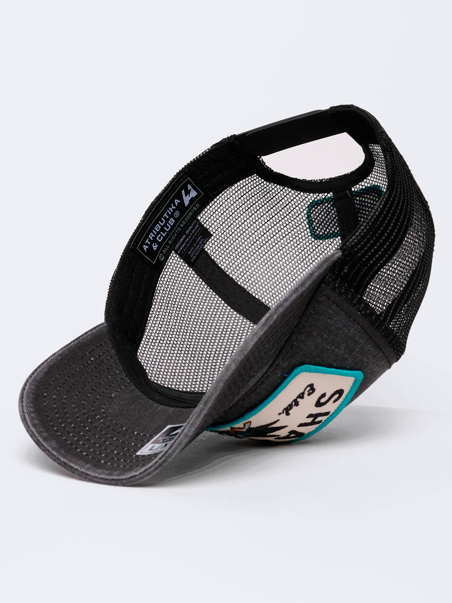 Бейсболка NHL San Jose Sharks с сеткой