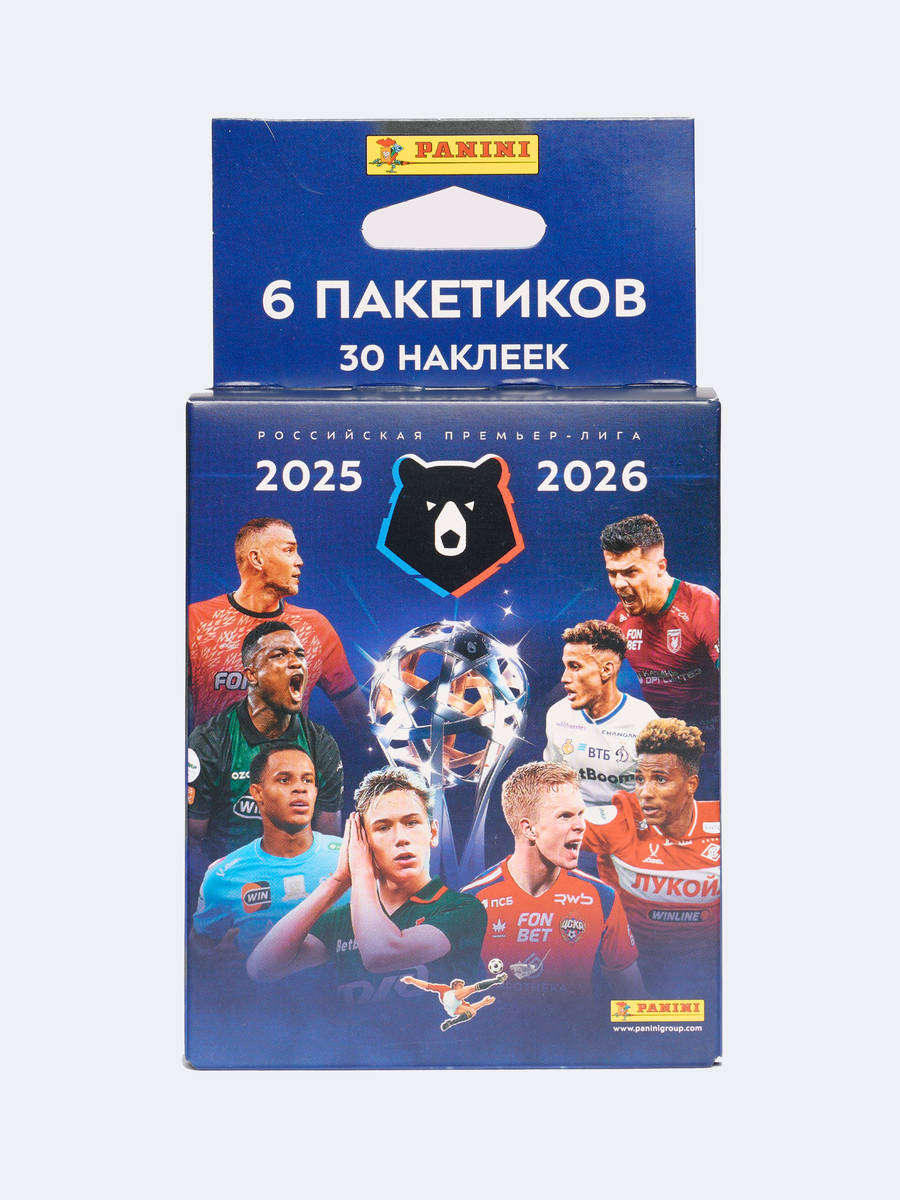 Набор альбом + блистер с наклейками Российская Премьер-Лига Panini сезон 2025-2026