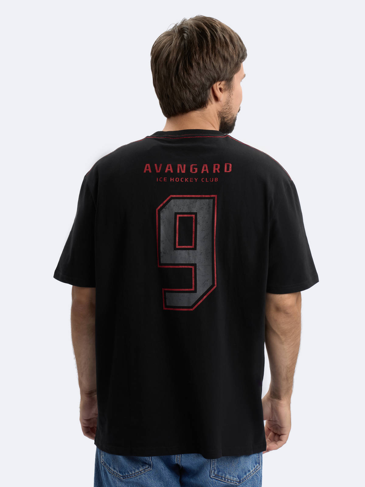 Футболка ХК Авангард № 9 оверсайз