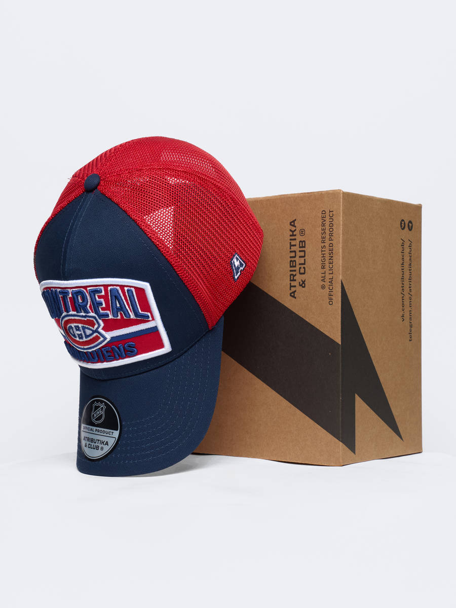 Бейсболка NHL Montreal Canadiens с сеткой