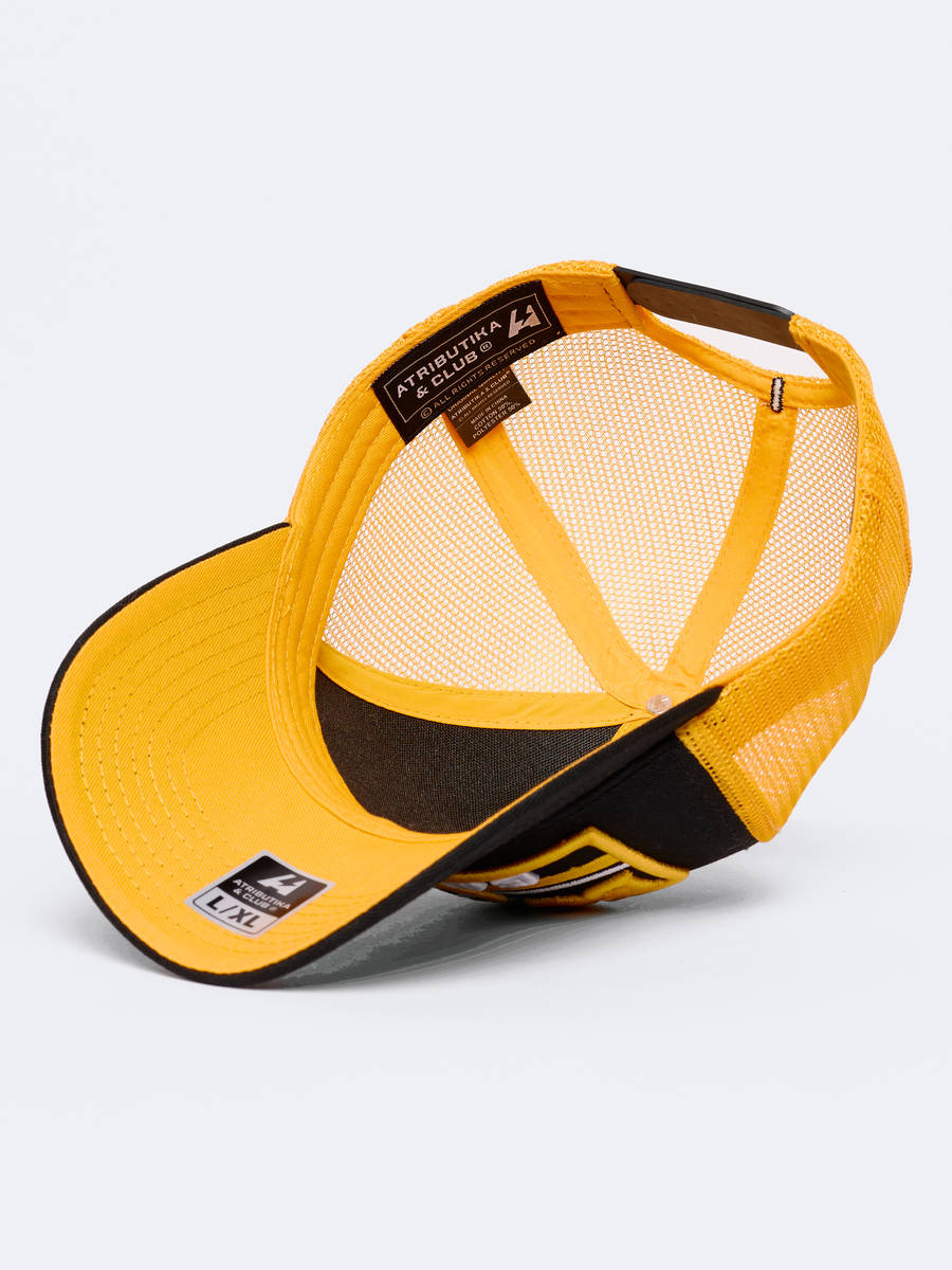 Бейсболка NHL Boston Bruins с сеткой