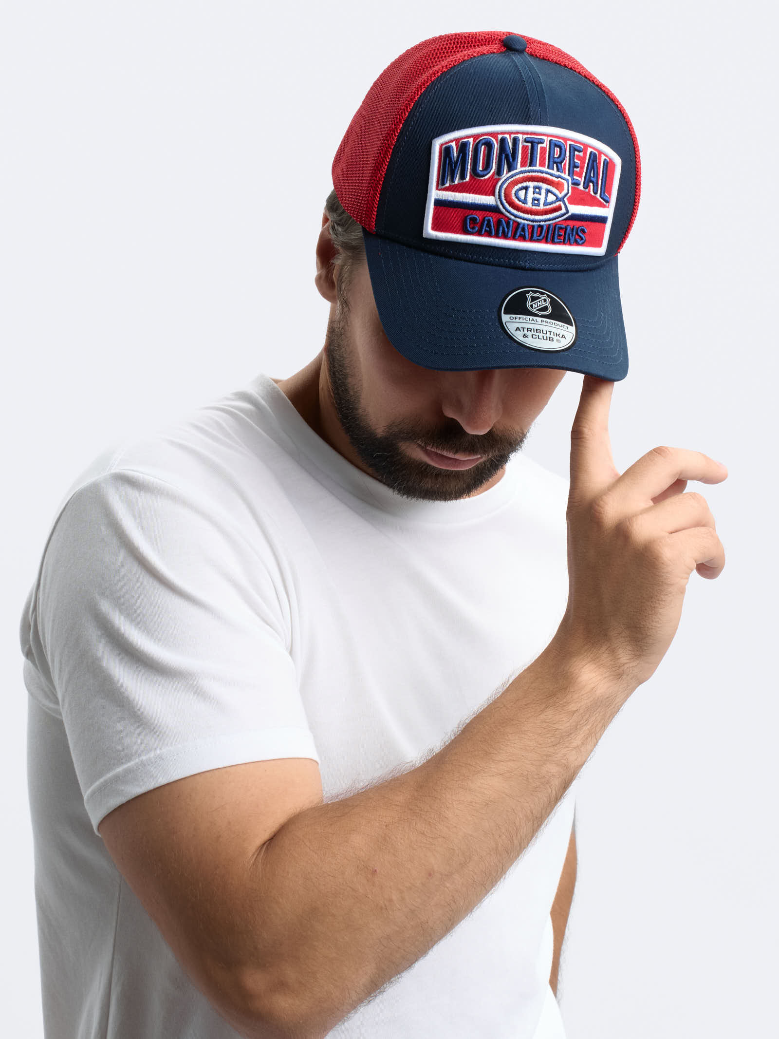 Бейсболка NHL Montreal Canadiens с сеткой