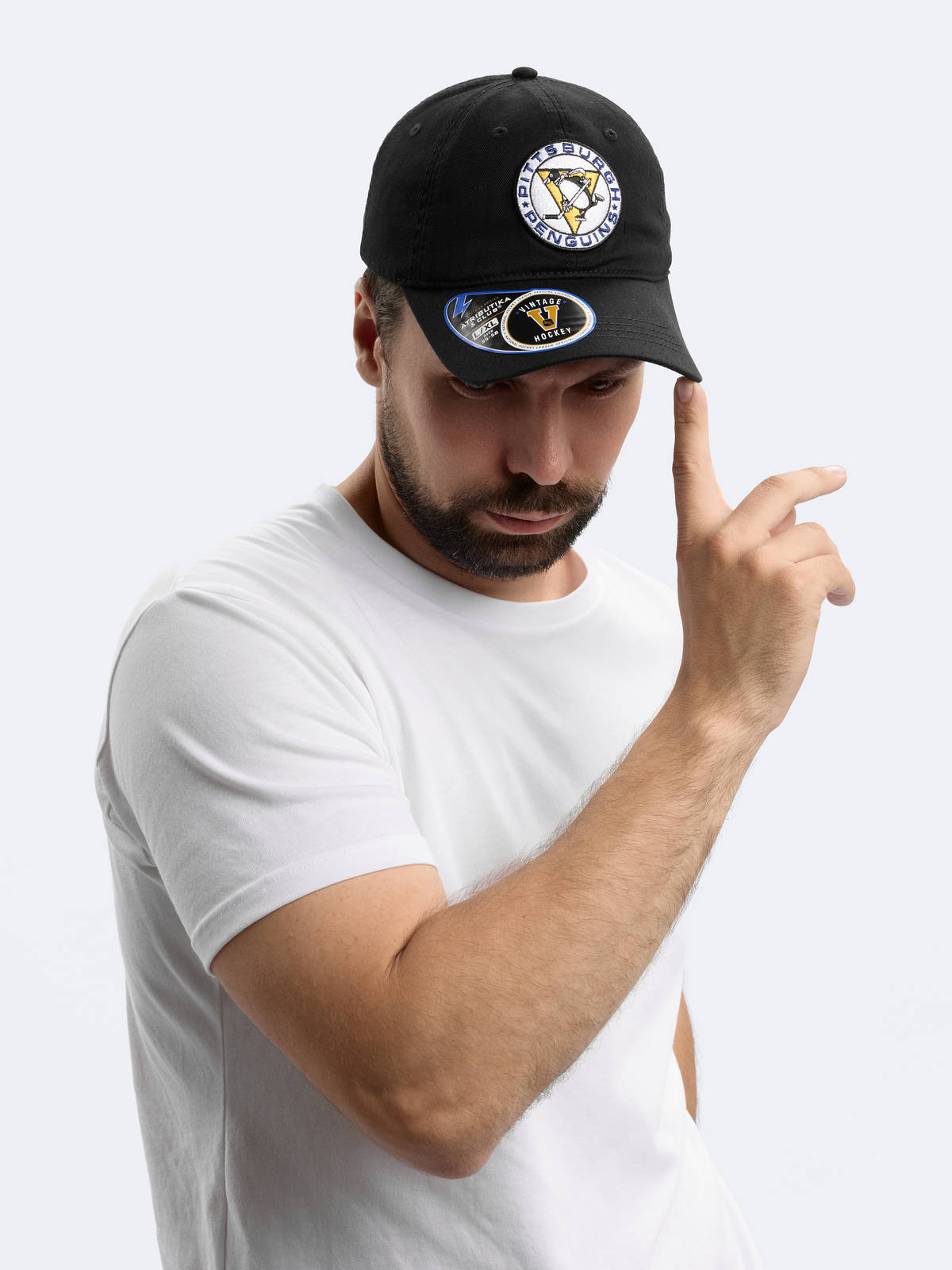 Бейсболка NHL Pittsburgh Penguins мягкая