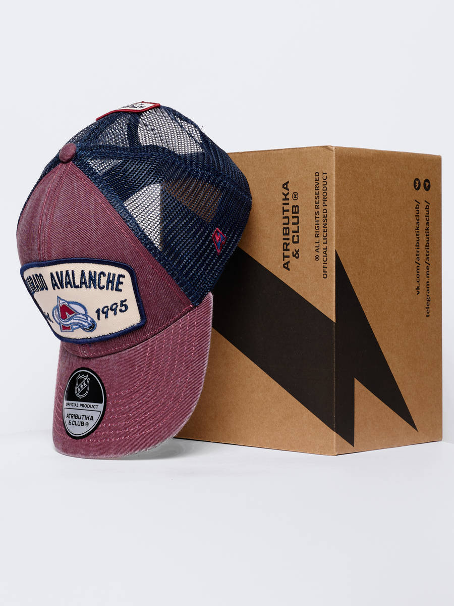 Бейсболка NHL Colorado Avalanche с сеткой (подростковая)