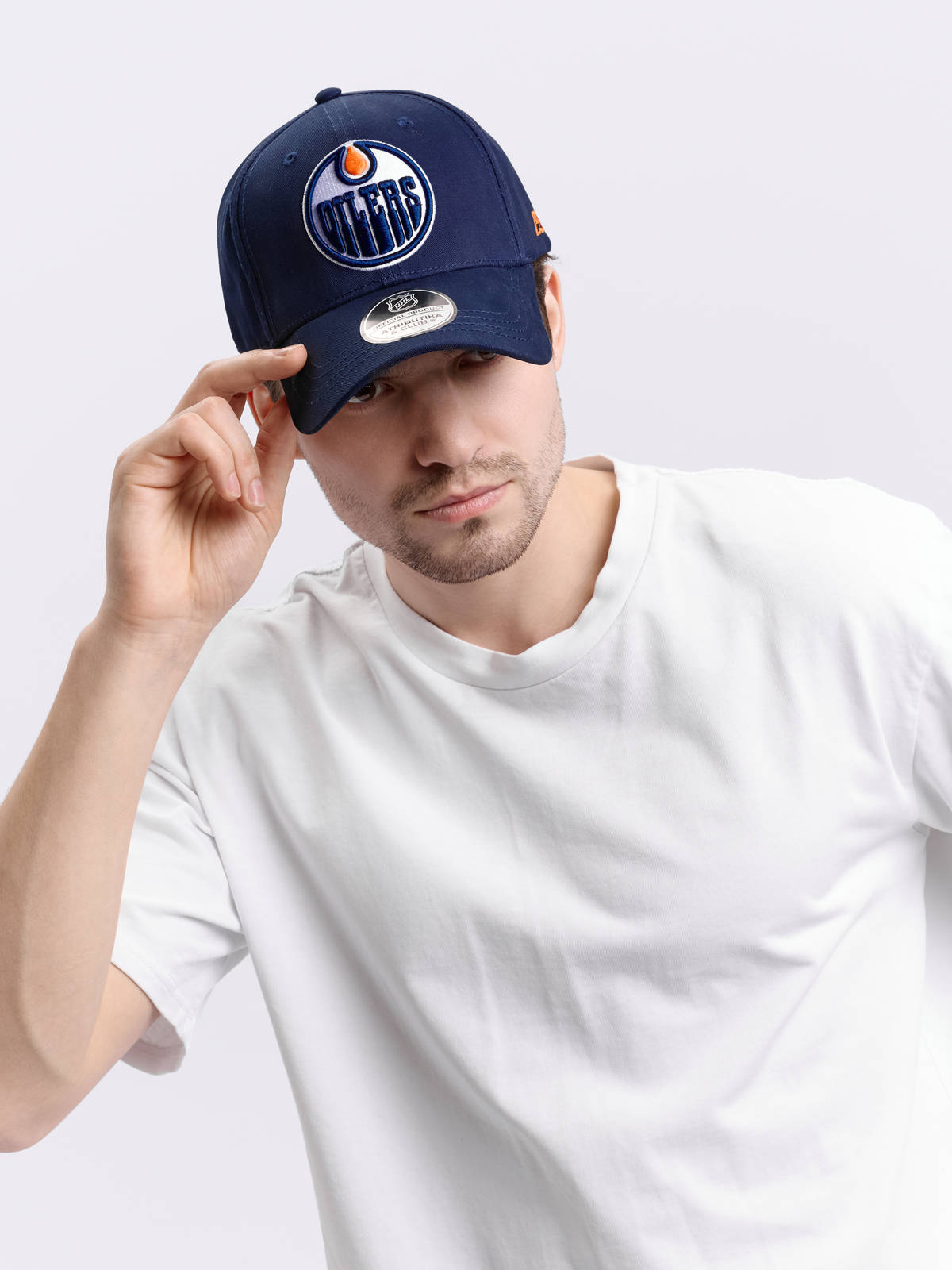 Бейсболка NHL Edmonton Oilers хлопковая