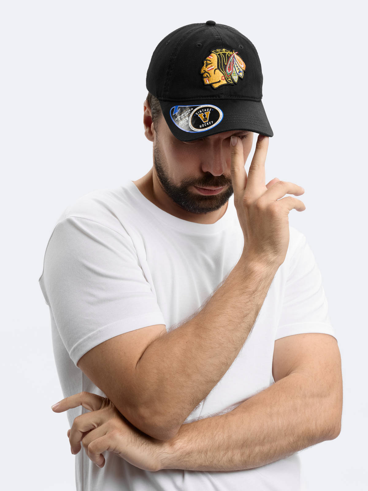 Бейсболка NHL Chicago Blackhawks мягкая